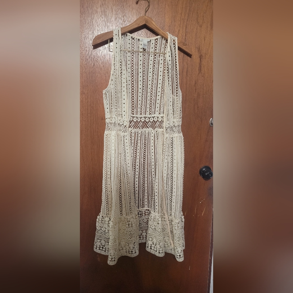 Cato Crochet Lace Vest